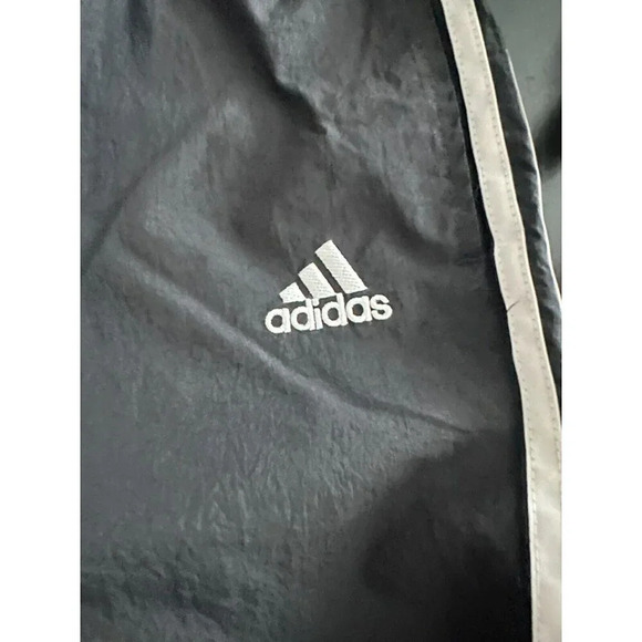 Vintage Adidas Three Stripe Track Suit Joggers sz Small Black - Picture 3 of 4
